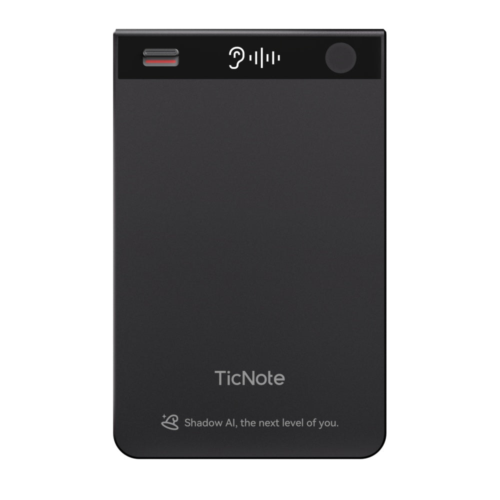 Techdrop TicNote AI Voice Recorder with Real - Time Transcription and Summarization - Ticnote