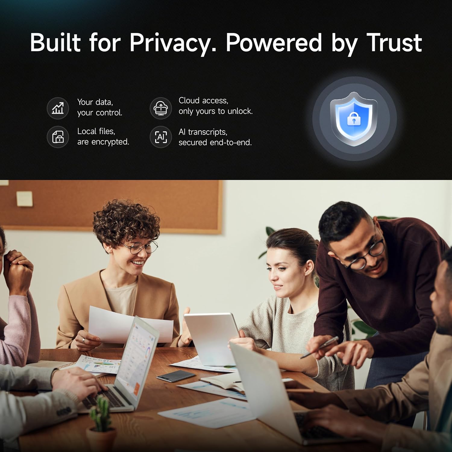 US TicNote AI Voice Recorder with Real - Time Transcribe and Summarize - Ticnote