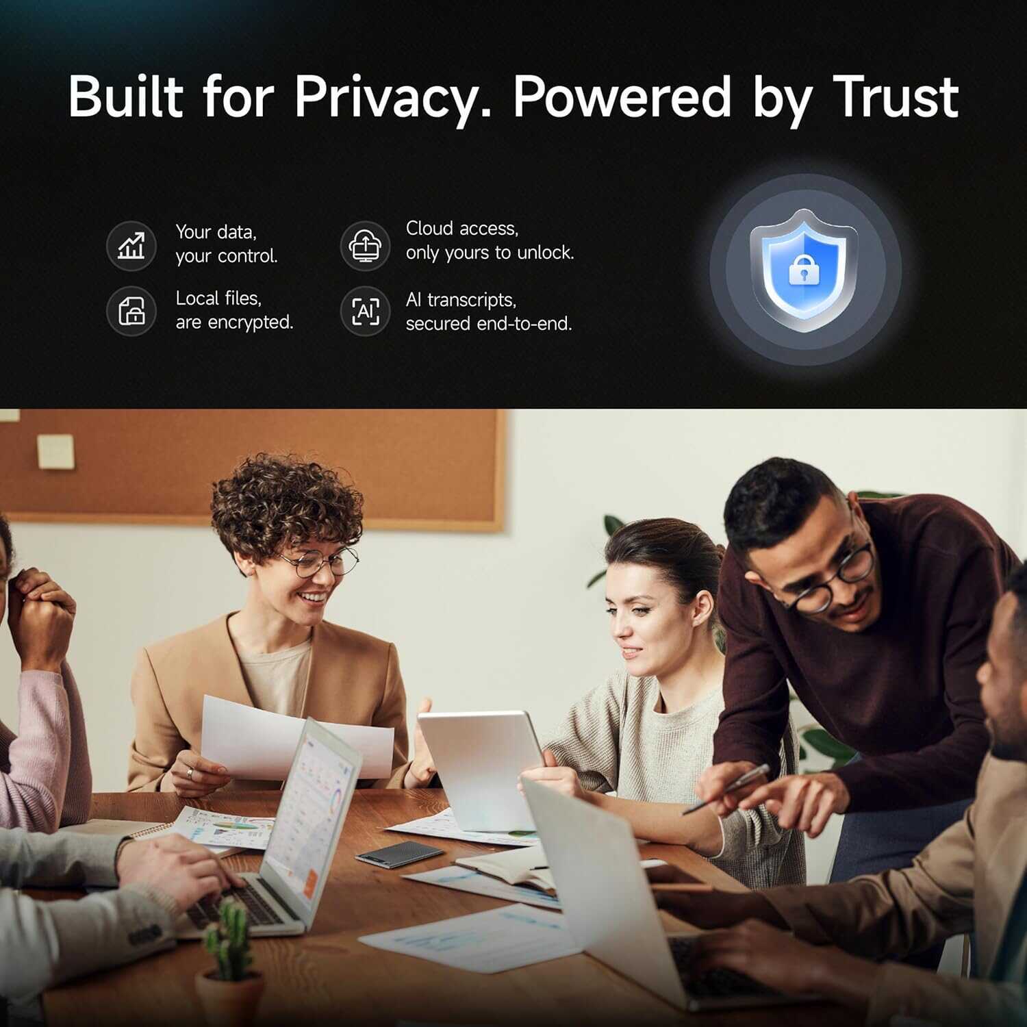 US TicNote AI Voice Recorder with Real - Time Transcription and Summarization - Ticnote
