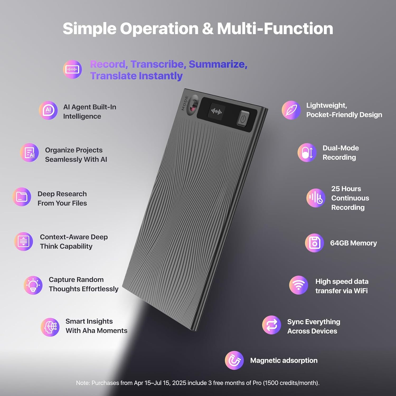 TicNote AI Voice Recorder
