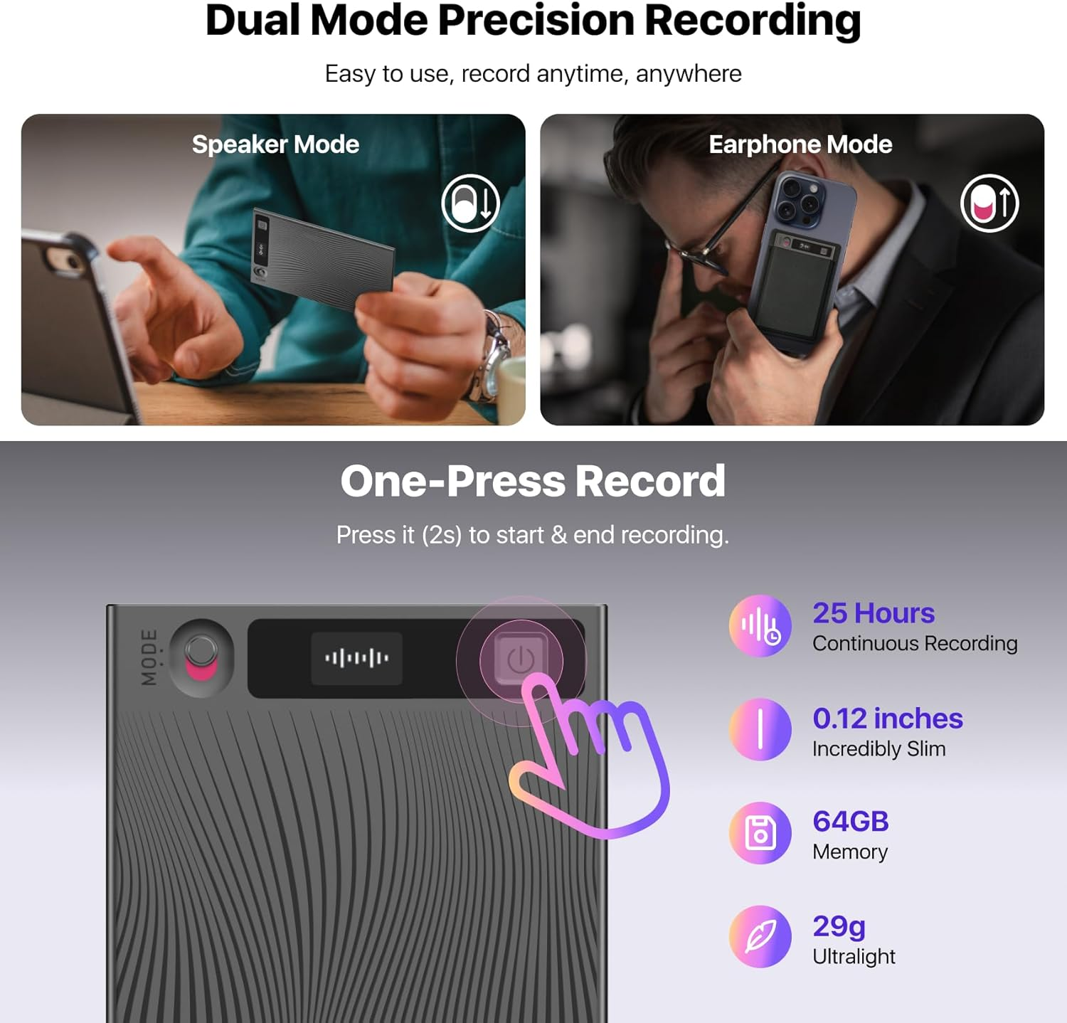 TicNote AI Voice Recorder