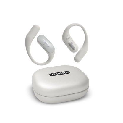 TicNote Pods Wearable AI Voice Recorder | Built-in 4G, Auto Meeting Notes, 360° Omnidirectional Pickup (10m Range) &amp; ENC