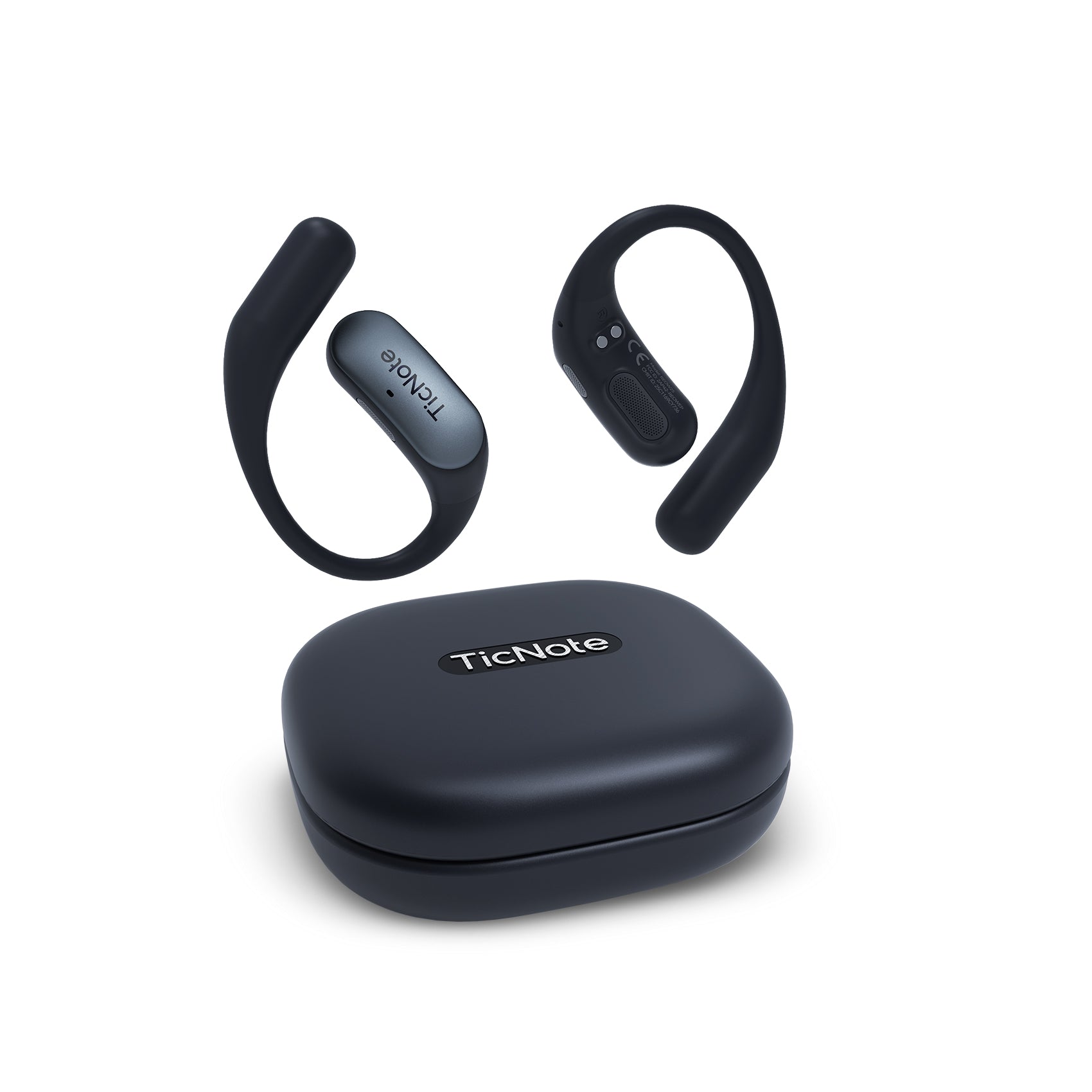 TicNote Pods Wearable AI Voice Recorder | Built-in 4G, Auto Meeting Notes, 360° Omnidirectional Pickup (10m Range) &amp; ENC