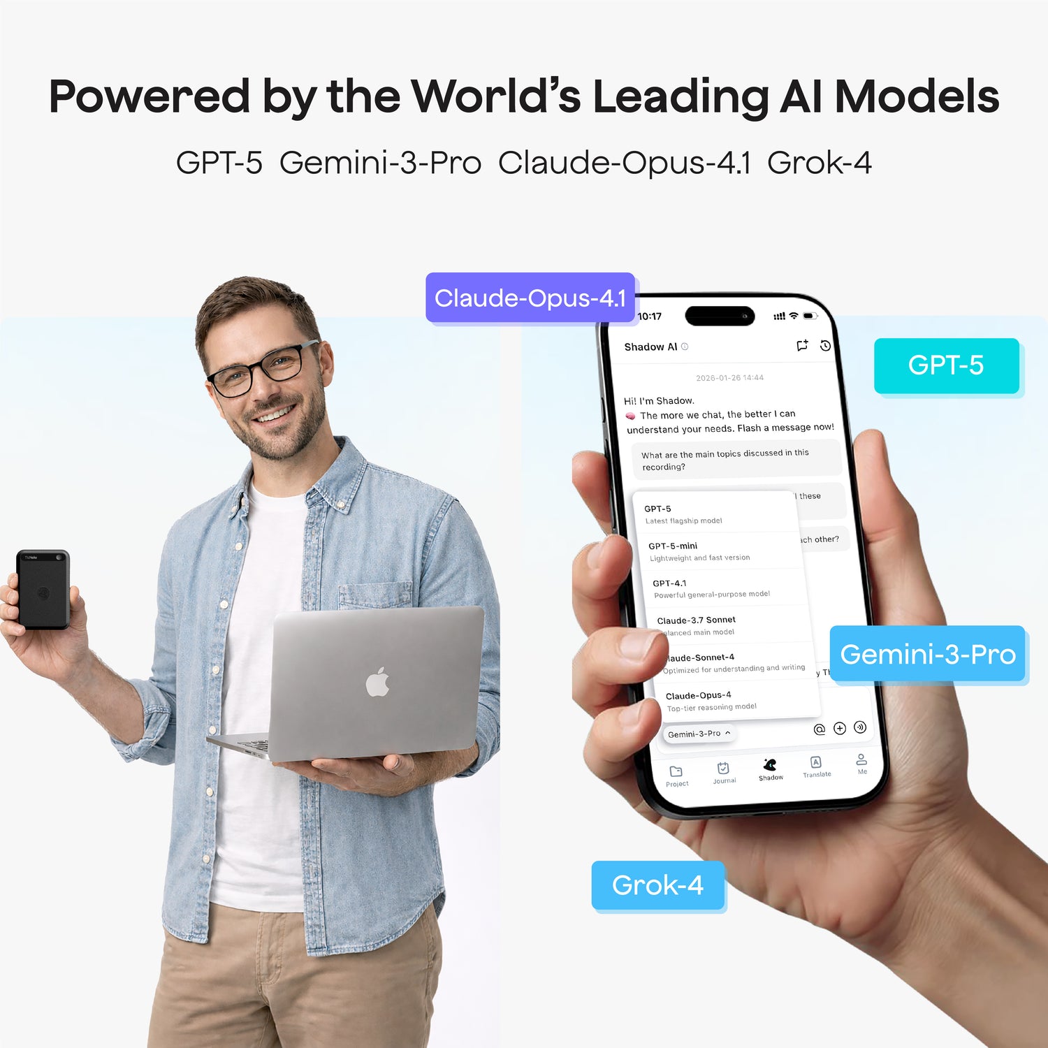 Grabadora de voz con IA TicNote