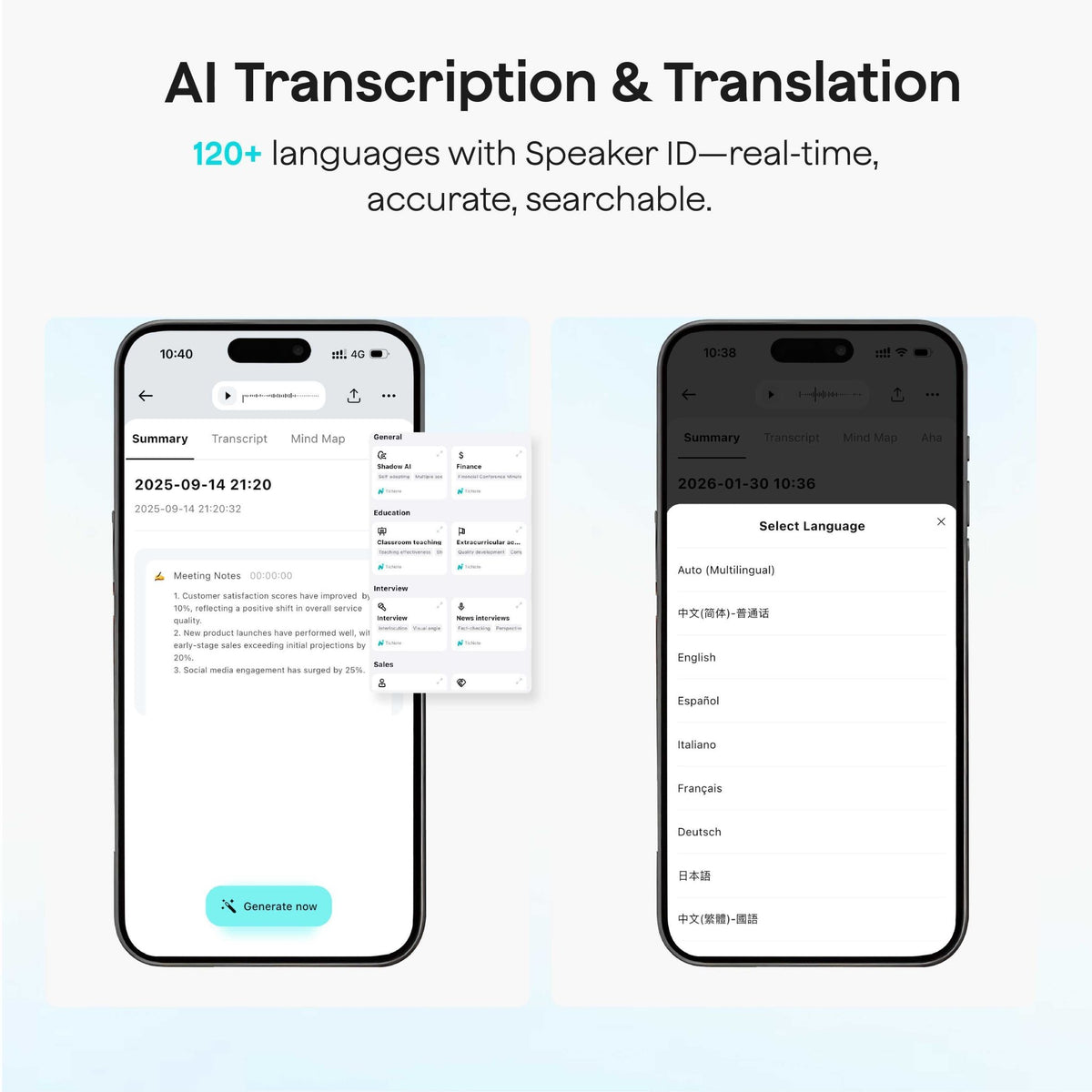 Mobvoi TicNote AI Voice Recorder with Real-Time Transcribe & Summarize ...