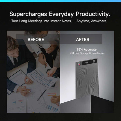 US TicNote AI Voice Recorder with Real - Time Transcription and Summarization - Ticnote